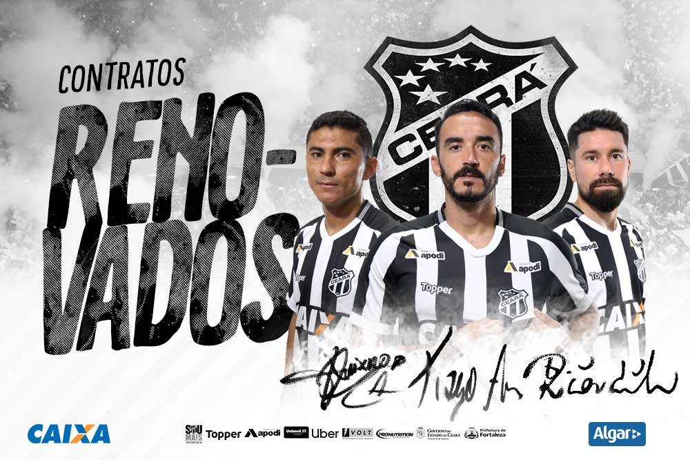 Cearense: Após Ricardinho, Ceará renova com Tiago Alves e busca acerto com mais dois