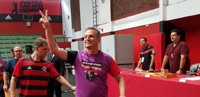 Rodolfo Landim, da Chapa Roxa, é da Oposição, e vai priorizar o futebol no Flamengo