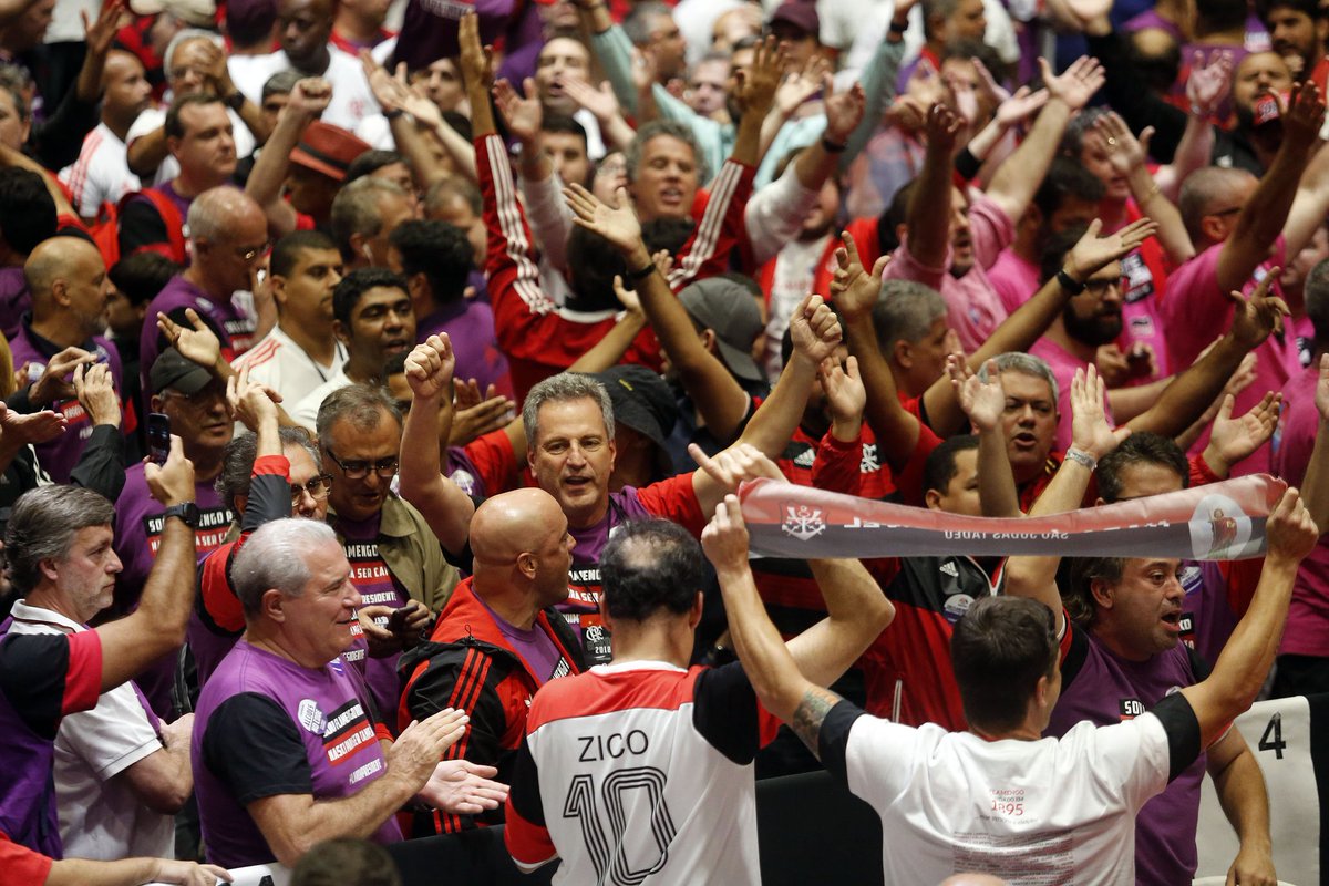 ‘Vamos nos unir para fazer um Flamengo imbatível’, diz Landim, o novo presidente