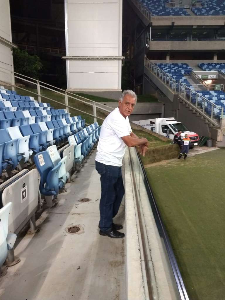Diretor do América-SP Sivaldo Silva visita a Arena Pantana