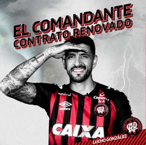 Paranaense: Antes de decisão, Lucho González renova com Atlético-PR até 2019