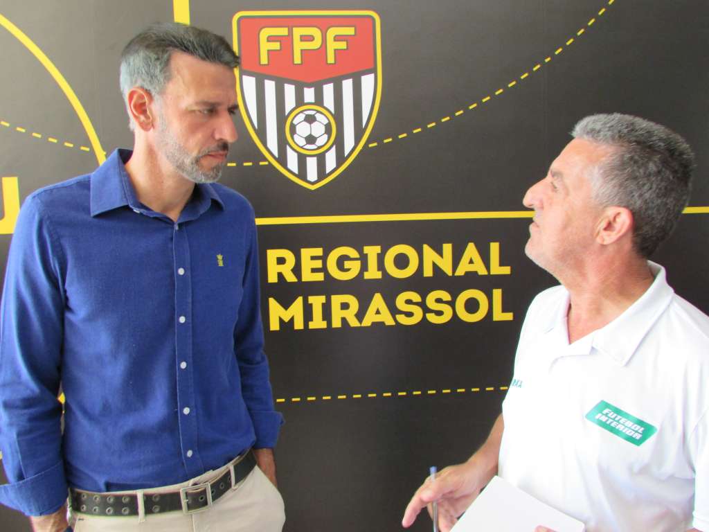 Presidente do Votuporanguense elogia gestão de Reinaldo à frente da FPF (Foto: Muller Merlotto Silva) 