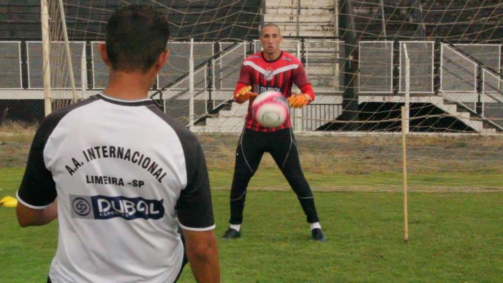 Goleiro da Inter, Moisés Júnior projeta briga pelo acesso em 2019 (Foto: Divulgação / Inter)