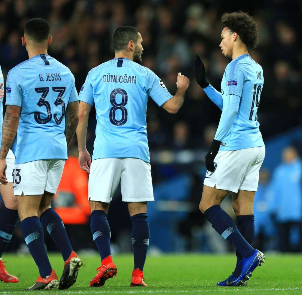 City avançou na Liga dos Campeões