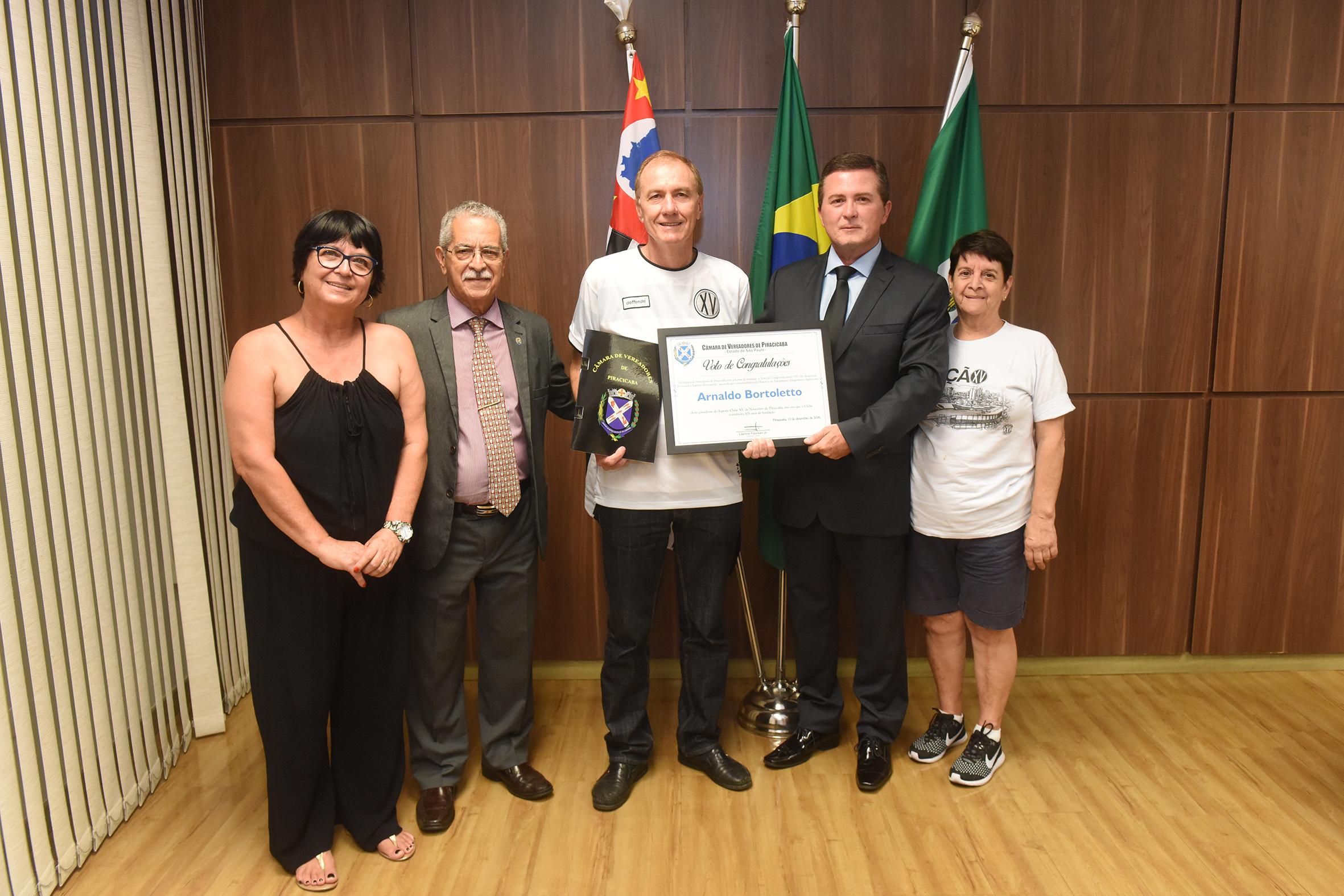 Paulista A2: Presidente do XV de Piracicaba recebe Voto de Congratulações na Câmara