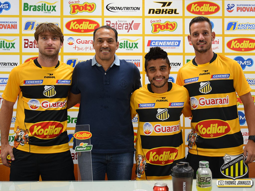 Novorizontino repatria Jairo, Elvinho e Lucas Newiton para o Paulistão