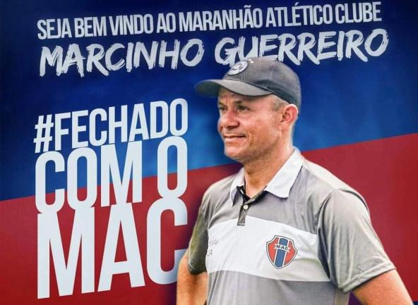 Maranhense: Maranhão confirma técnico Marcinho Guerreiro, ex-Imperatriz