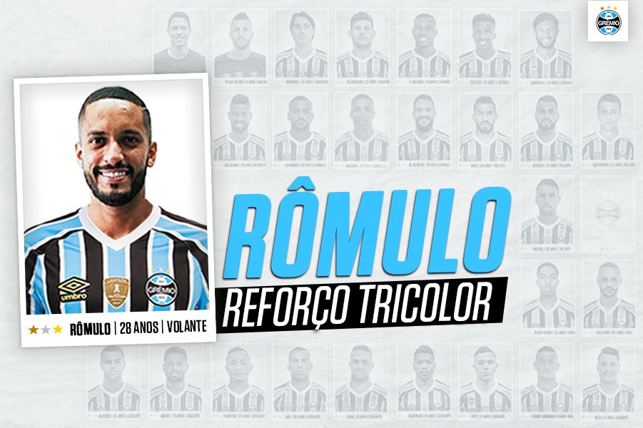 Gaúcho: Grêmio confirma Rômulo, ex-volante de Flamengo e Vasco com passagem pela Seleção