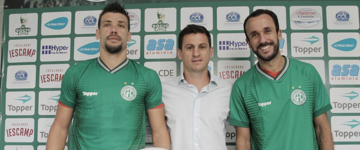 Paulistão: Guarani apresenta Thiago Ribeiro e Diego Giaretta