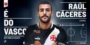 Carioca: Vasco anuncia contratações de Cláudio Winck e do paraguaio Raúl Cáceres
