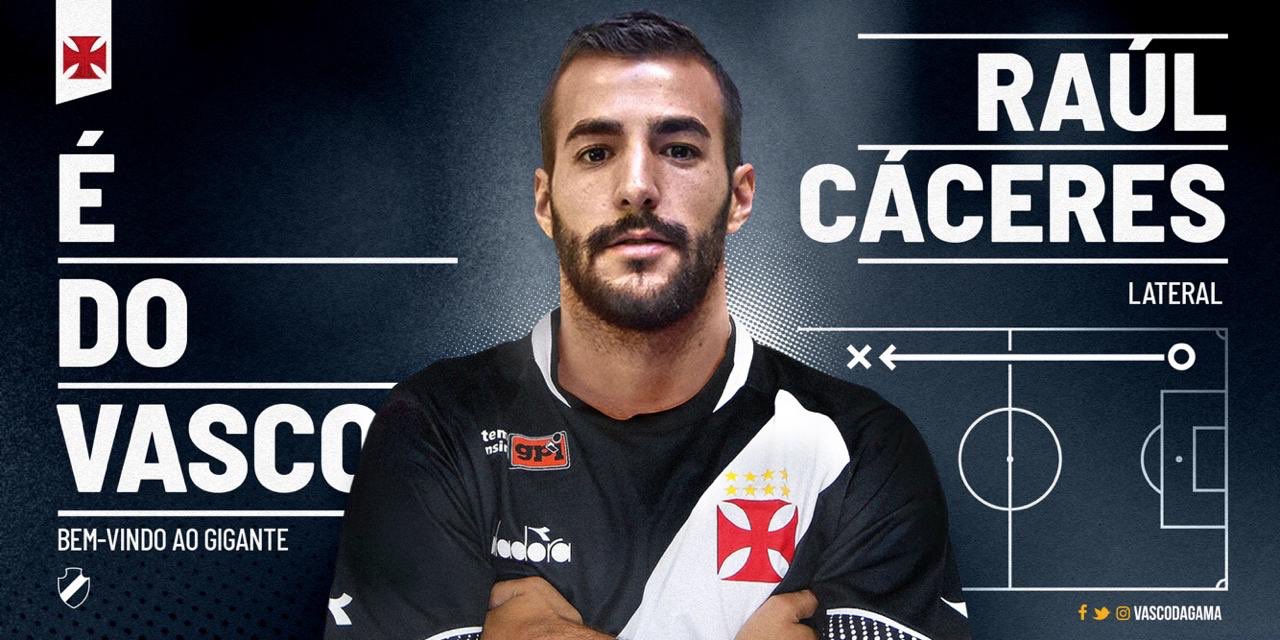 Carioca: Vasco anuncia contratações de Cláudio Winck e do paraguaio Raúl Cáceres