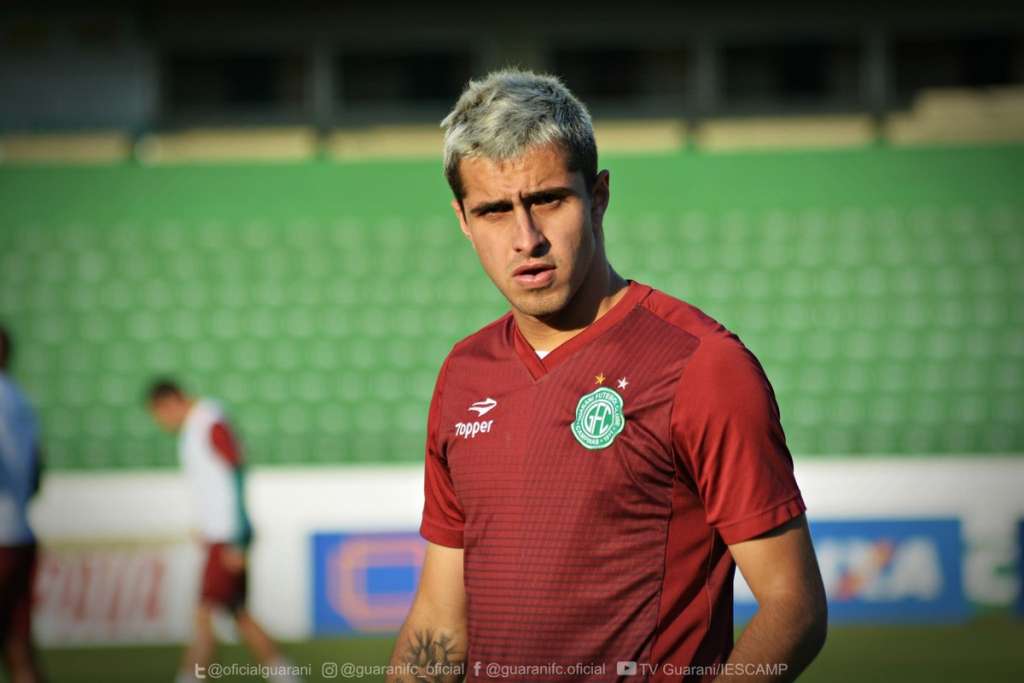 O atacante Pedro Bortoluzo defendeu o Guarani na temporada passada e vai ser novamente emprestado pelo São Paulo