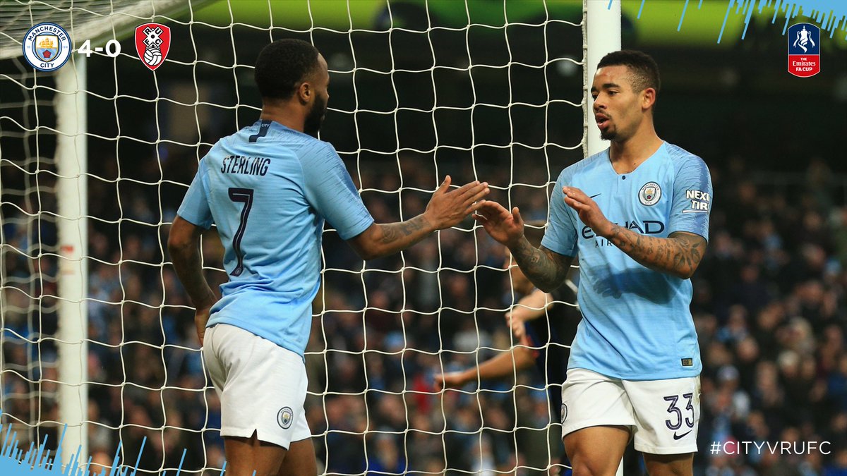 COPA DA INGLATERRA: Manchester City faz 7 a 0 em time da 2ª divisão e avança