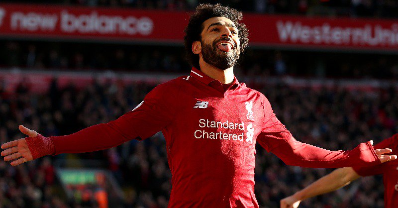 Inglês: Pelo segundo ano seguido, Mohamed Salah é eleito o melhor jogador africano