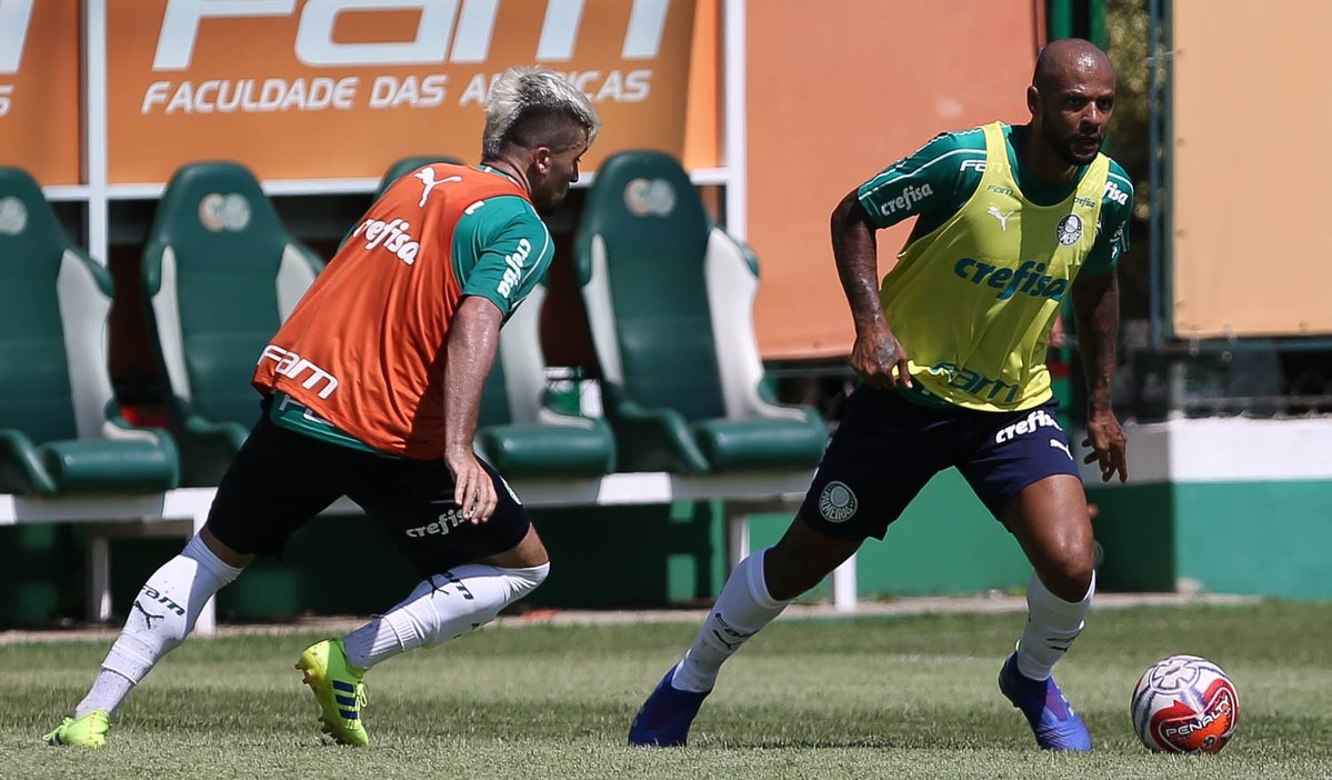 Paulistão: Felipão comanda primeiro treino tático do Palmeiras na temporada