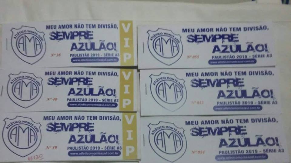 Paulista A3: Monte Azul segue vendendo carnê com duas opções para o torcedor