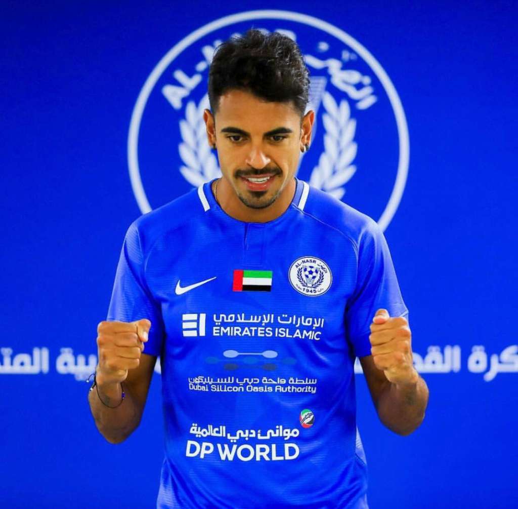 O atacante Júnior Dutra foi apresentado como novo reforço do Al Nasr, dos Emirados Árabes