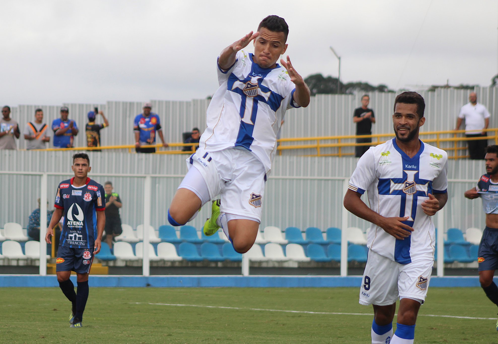 Paulista A2: Para decidir mata-mata em casa, artilheiro do Água Santa mira liderança