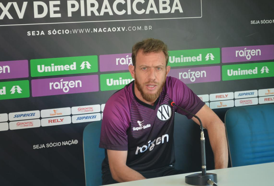 Paulista A2: Experiente meia fala em união do XV de Piracicaba e convoca torcida