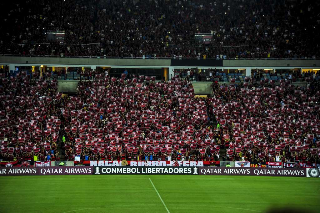 Torcida do Flamengo lotou o Maracanã na última quarta-feira