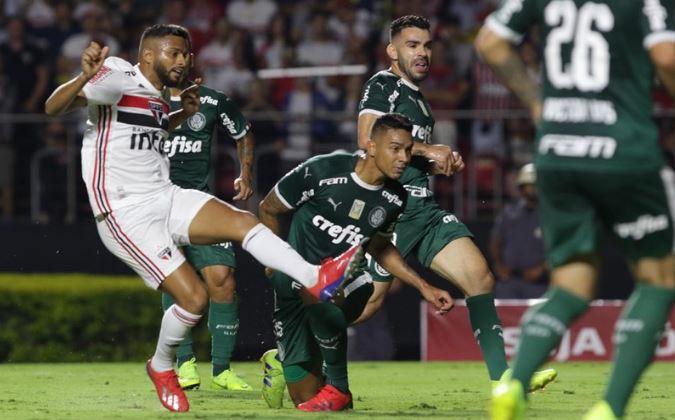 Em sete jogos no Allianz Parque, o São Paulo não conquistou sequer um empate diante do Palmeiras