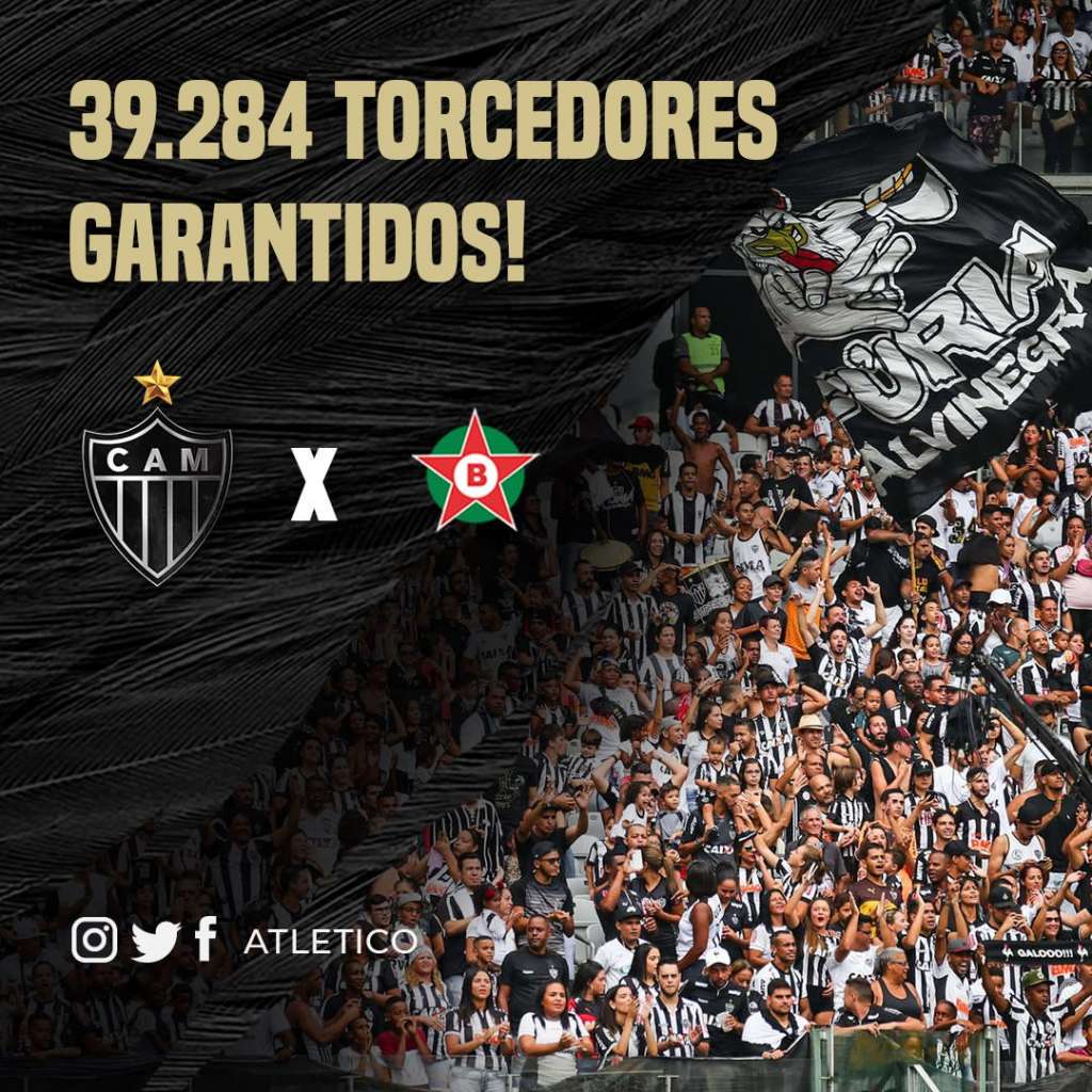 Mineiro: Atlético-MG confirma que vendeu mais de 39 mil ingressos para semifinal