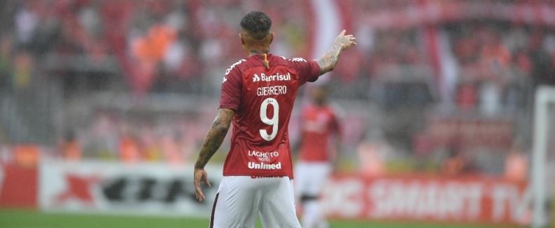 Guerrero festeja volta ao campos com gol pelo Inter: ‘Estava com muita saudade’
