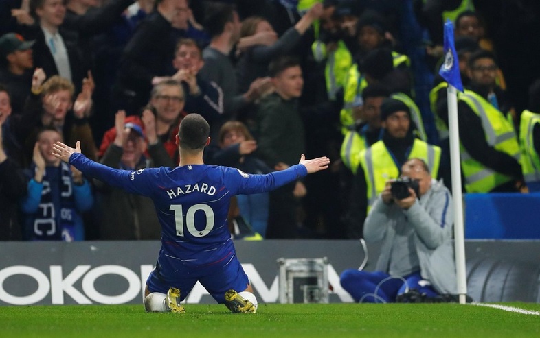 INGLÊS: Com dois gols de Hazard, Chelsea vence West Ham e é o terceiro