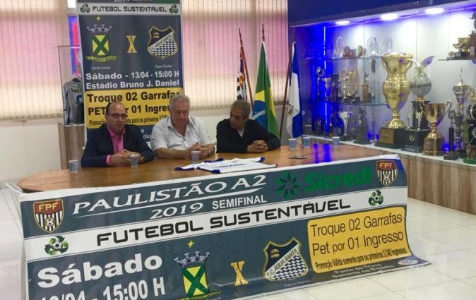 Paulista A2: Futebol Sustentável mobiliza Santo André para semifinais com Água Santa