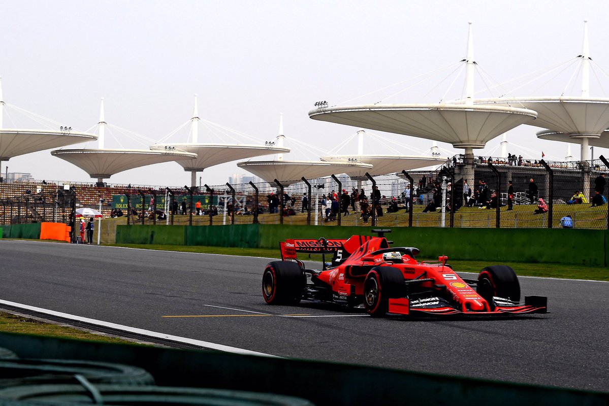 F1: Vettel prevê bom final de semana na China: ‘Carro tem mais potência que pensava’