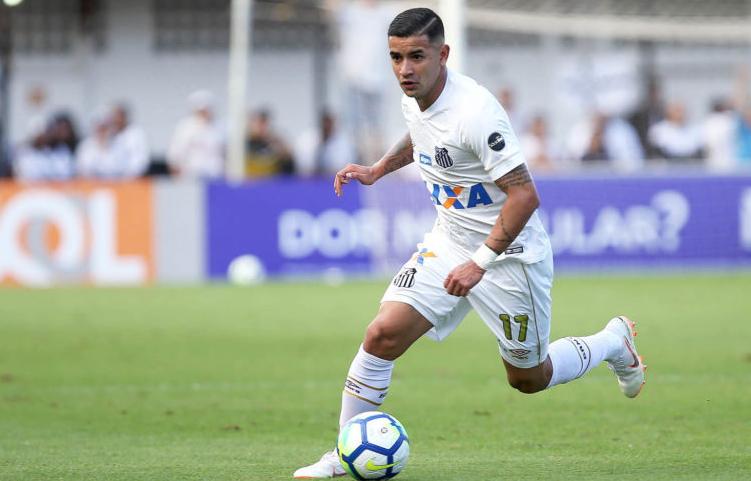Derlis quer acabar com jejum de gols no Santos -  Ivan Storti/Santos FC