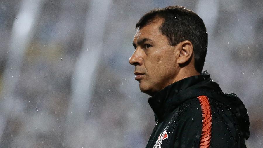 Carille pede tranquilidade e confiança para Corinthians encerrar jejum de gols