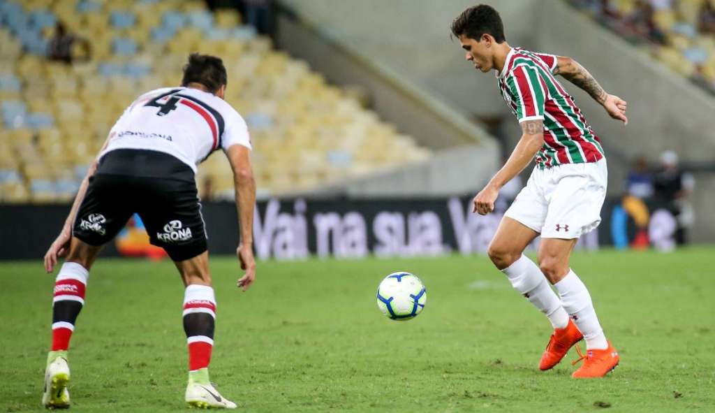 Na última quarta-feira, contra o Santa Cruz, o atacante Pedro voltou a jogar depois de oito meses parado