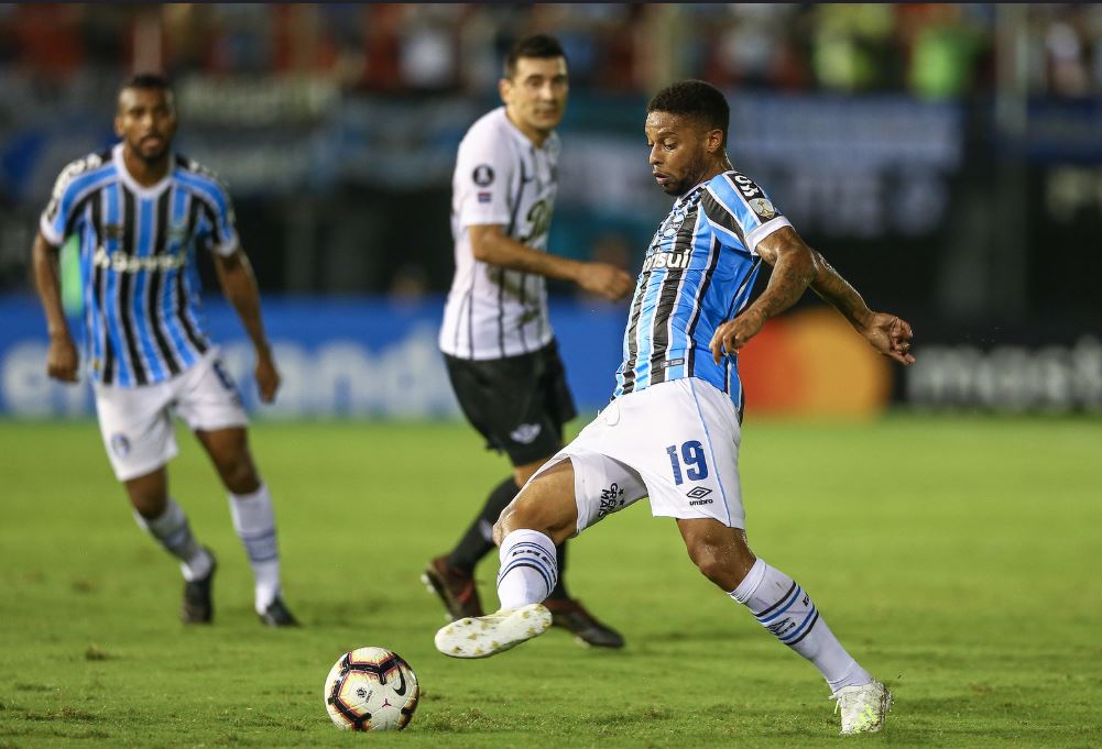 O Grêmio levou alguns sustos, mas mereceu a vitória no Paraguai (Foto: Lucas Uebel/Grêmio)