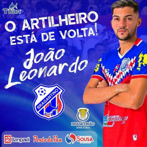 Série D: Bragantino-PA anuncia retorno de atacante que estava em time da Série C