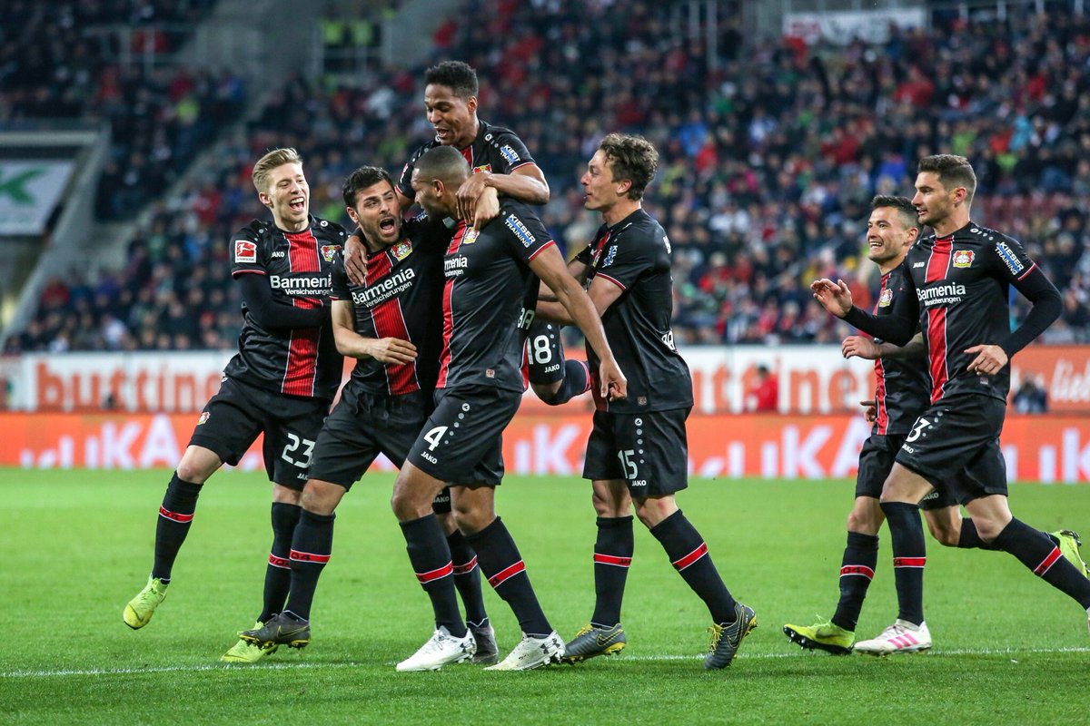 ALEMÃO: Bayer Leverkusen goleia Augsburg e entra na zona de classificação à Liga Europa