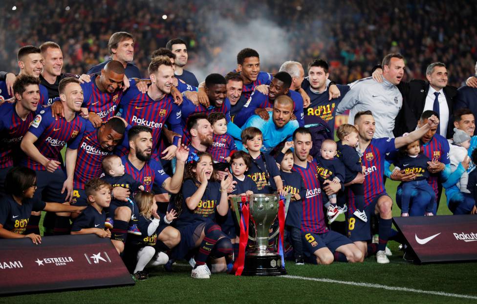 ESPANHOL: Messi marca, Barcelona vence e é campeão pela 26ª vez