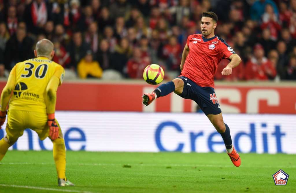  Lille faz 5 a 0 no Nîmes e encaminha classificação à Liga dos Campeões