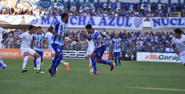 CSA empata com Santos - Francisco Cedrim/RCortez/CSA