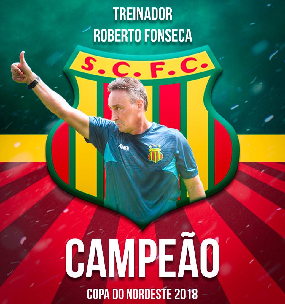 Roberto Fonseca sagrou-se campeão da Copa do Nordeste pelo Sampaio Corrêa em 2018