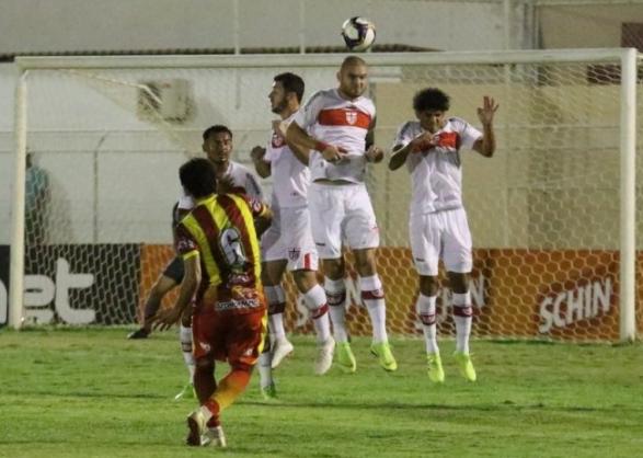 Juazeirense empatou com CRB. Foto: Carlos Humberto