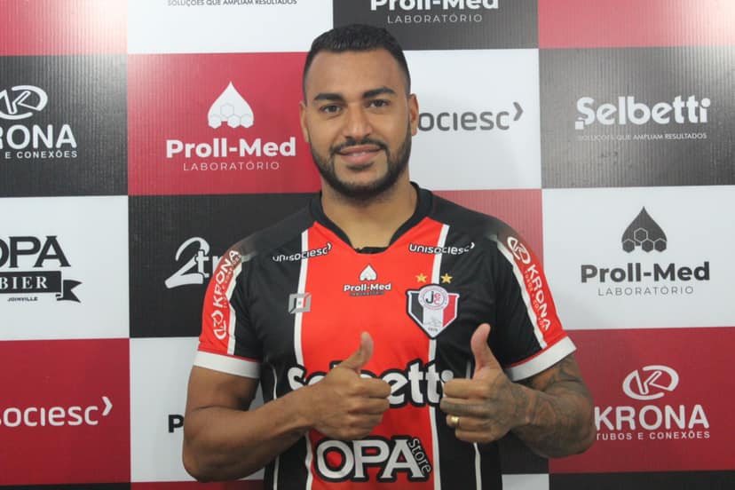 Série D: Campeão com Volta Redonda-RJ em 2016, atacante é apresentado no Joinville-SC