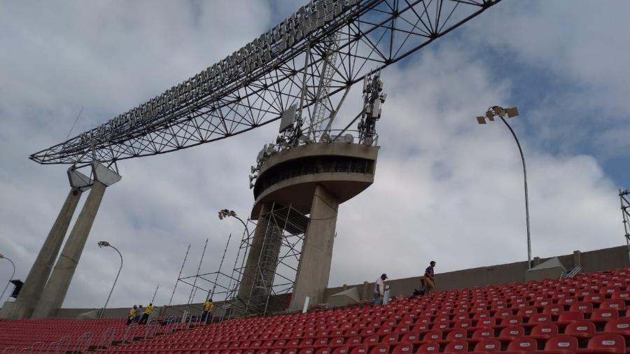 São Paulo inicia montagem de dois telões no Morumbi para Copa América