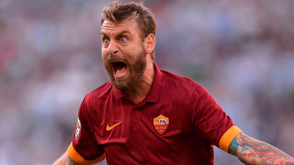 Ídolo da Roma, meia Daniele De Rossi deixará a equipe depois de 18 temporadas