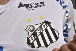 Santos anuncia acerto de patrocínio por um ano com site de apostas esportivas