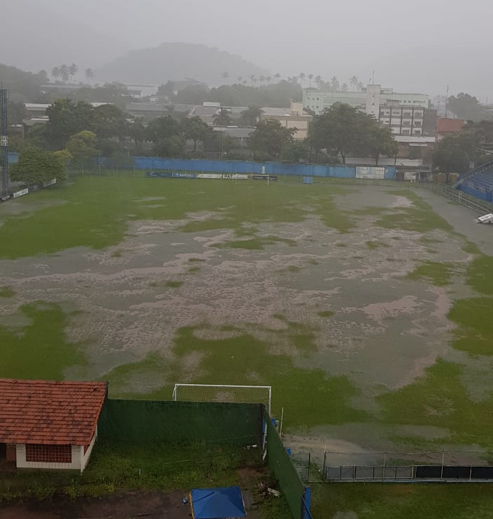 Série D: Partida entre Vitória-ES e Caldense é adiada por alagamento