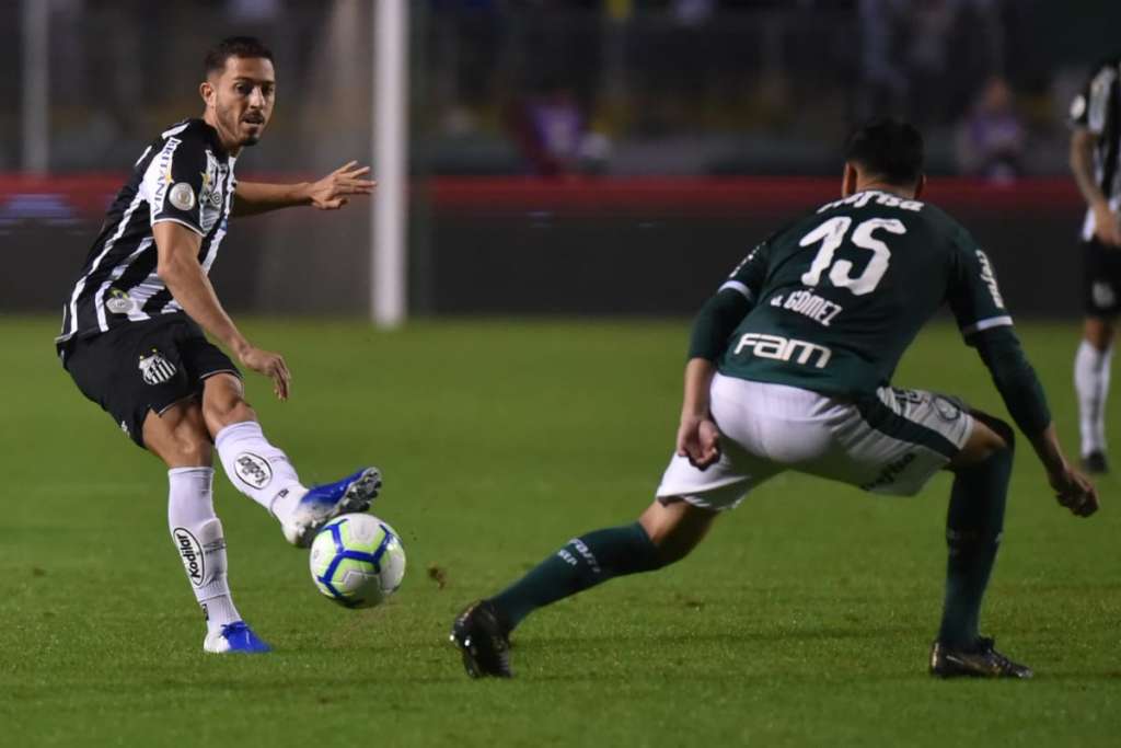 Santos de Sampaoli parou na supremacia palmeirense
