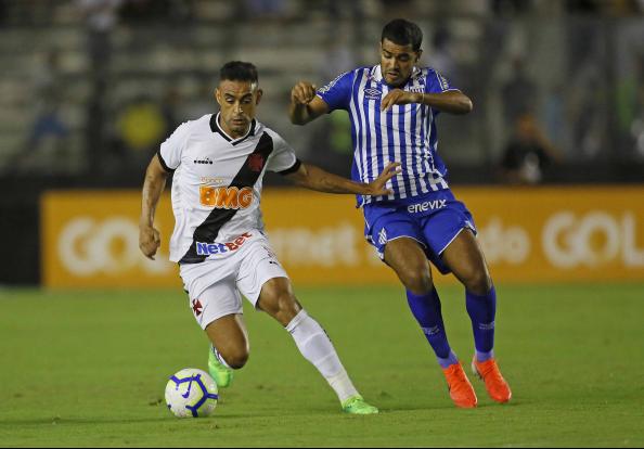 Werley em ação durante o confronto contra o Avaí - Rafael Ribeiro/Vasco