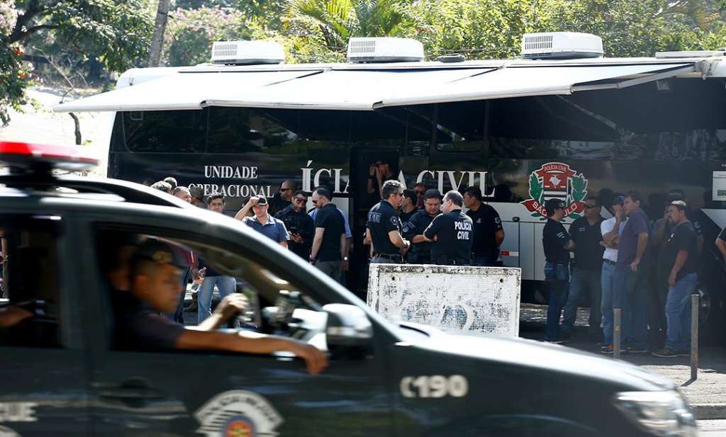  Polícia Civil se prepara para teste de operação no entorno do Morumbi durante jogo entre São Paulo e Flamengo (Foto: Luis Moura/WPP/Estadão Conteúdo) 