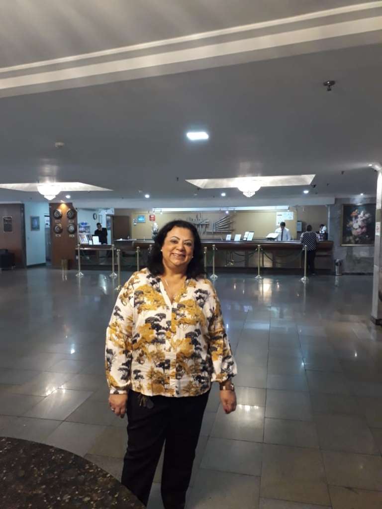 Eva Martins é a responsável pela recepção dos times em Campinas